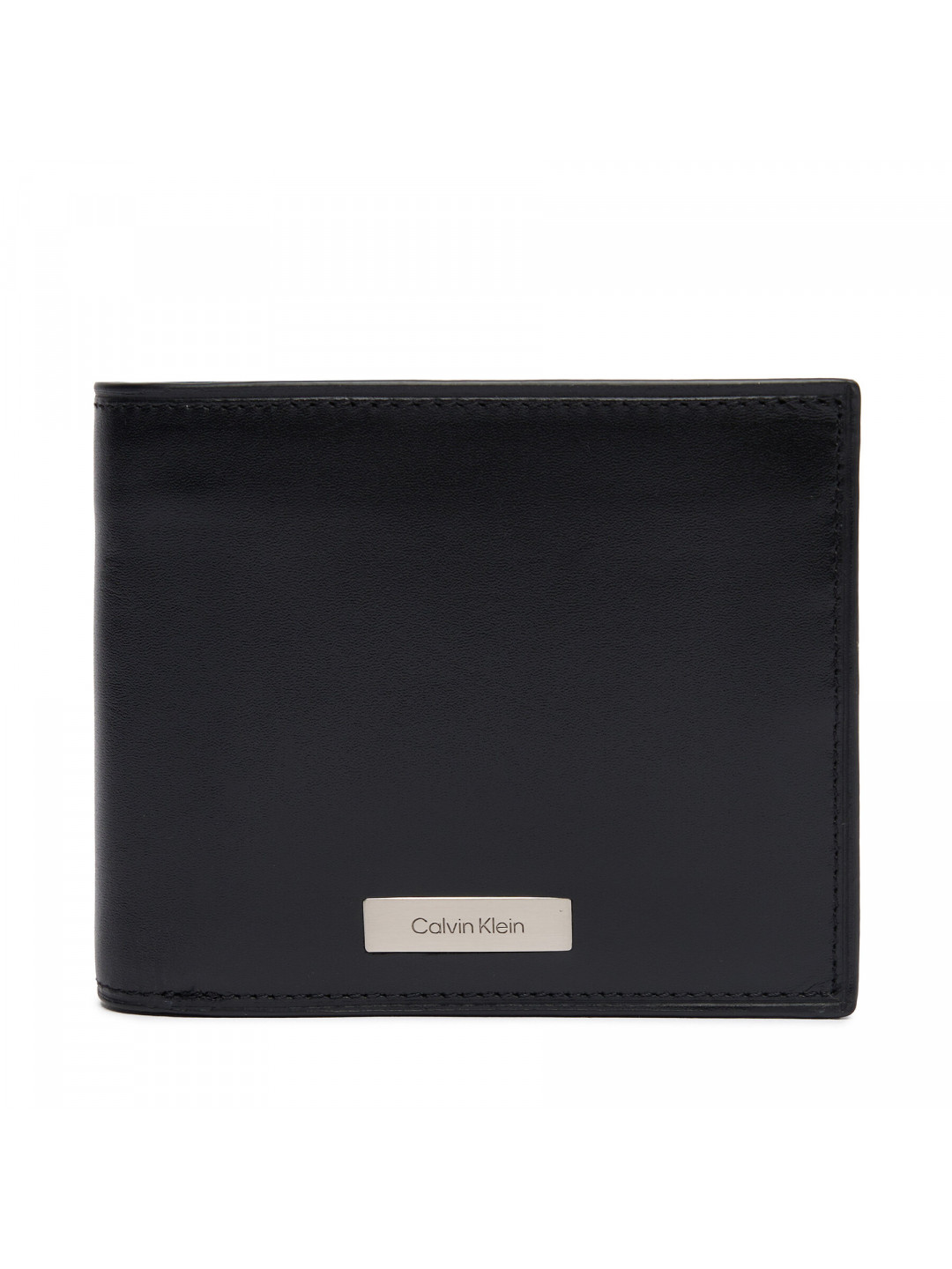 Velká pánská peněženka Calvin Klein Plaque Ew Billfold LV04D1066G Černá